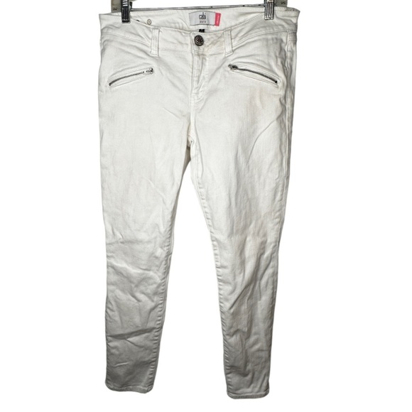 Cabi‎ White Skinny Jeans - Picture 1 of 7